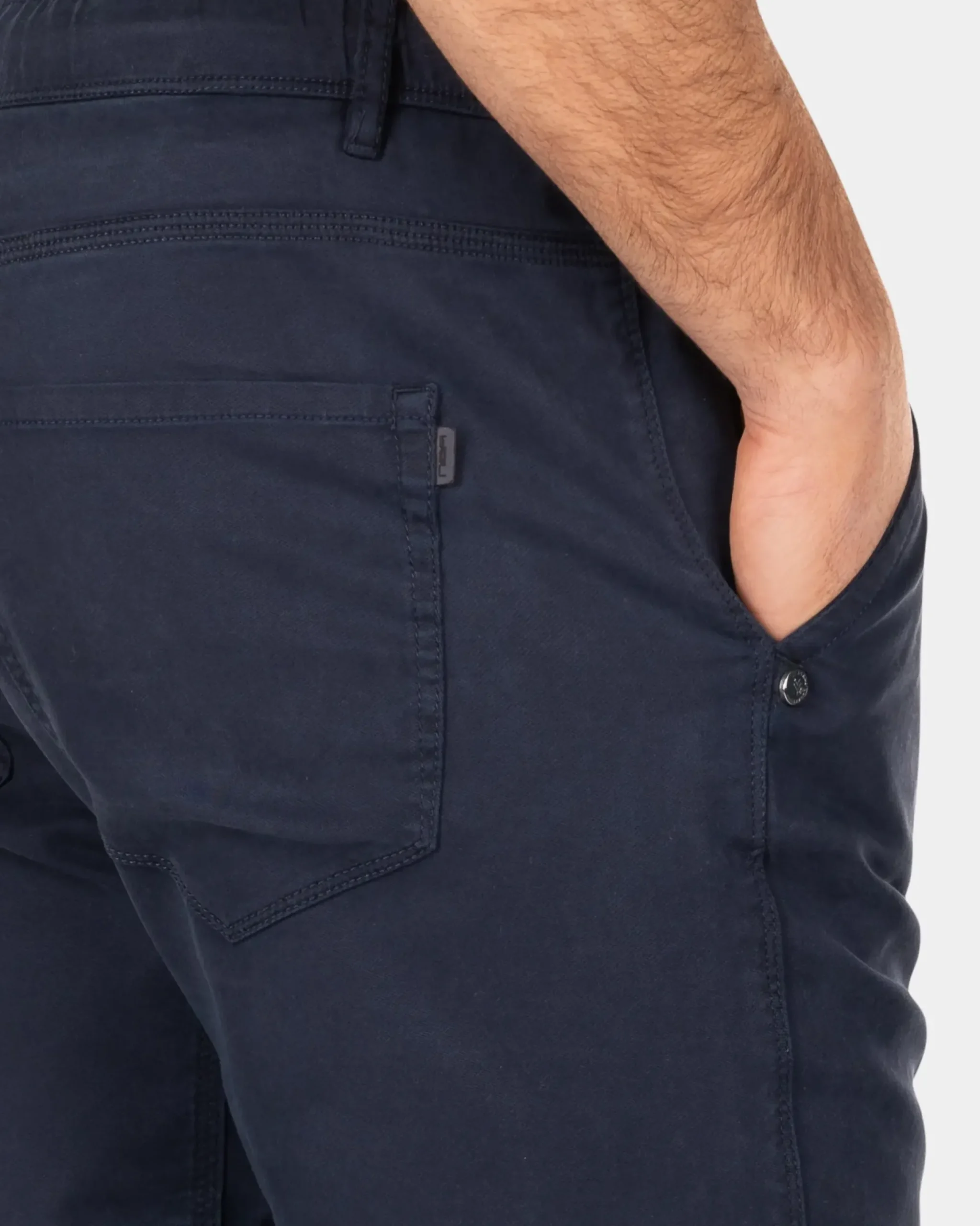 Sportieve effen chino - Traditional Navy