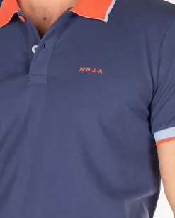 Sportieve effen polo - Dusk Navy