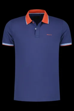 Sportieve effen polo - Dusk Navy