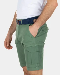 Stevige katoenen cargo korte broek - Active Army