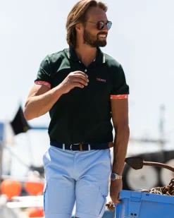 Stevige katoenen cargo korte broek - Bright Sky