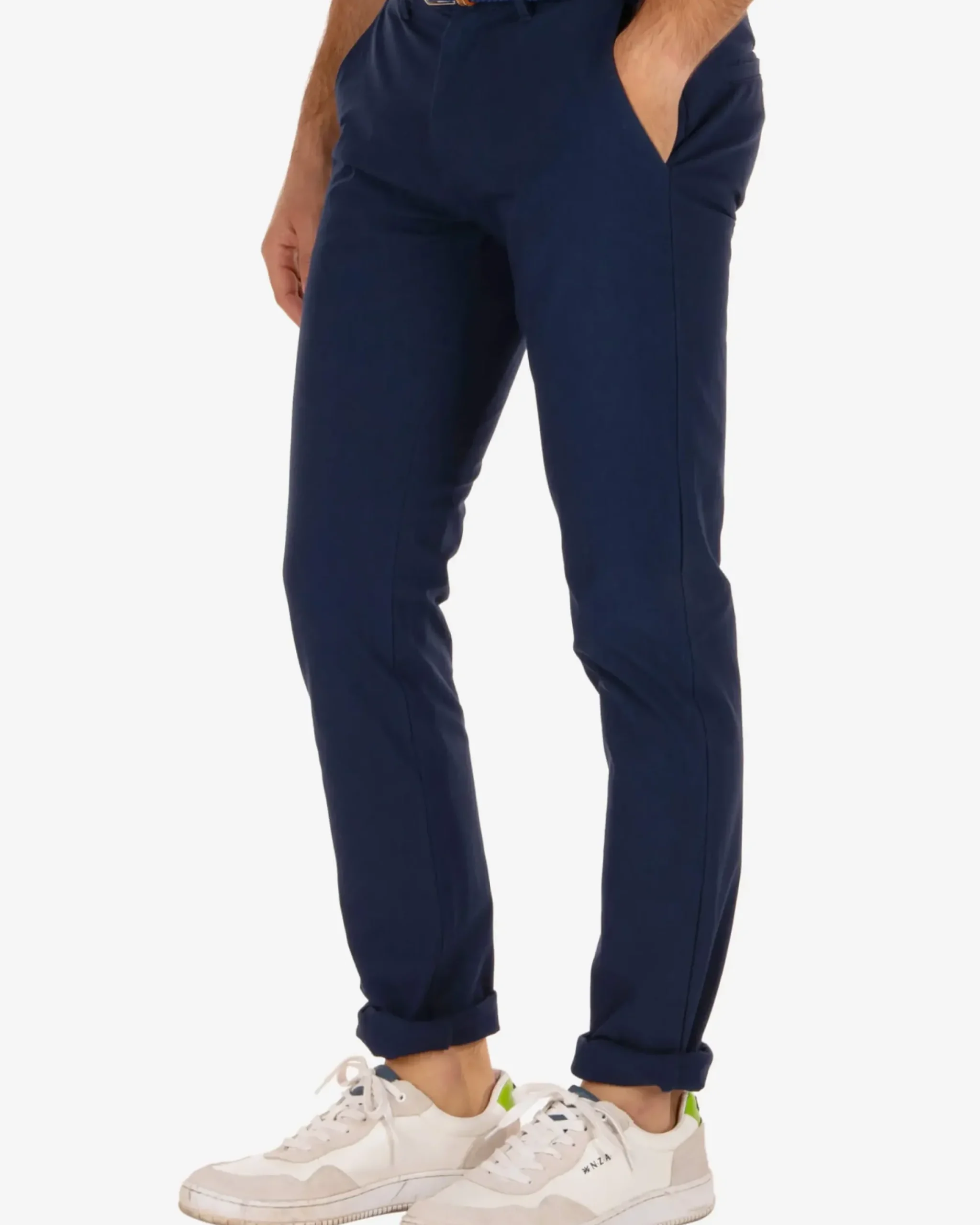 Stretch broek Napier Chino 4-way Stretch - Reef Navy