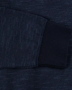Sweater met halve rits Travers - Ink Navy