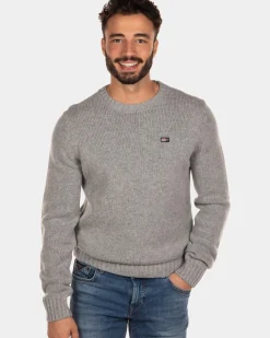 Trui met ronde hals Stag - Concrete Grey