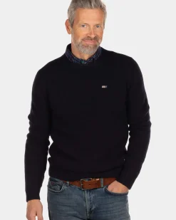 Trui met ronde hals Stag - Steady Navy