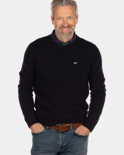 Trui met ronde hals Stag - Steady Navy