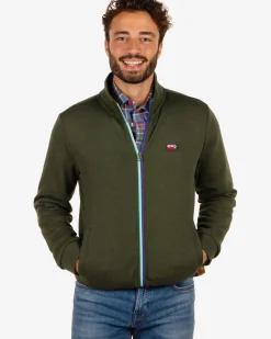 Vest met rits Aramoana - Rock Green