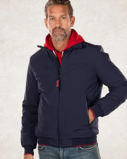 Waterproof bomberjack Blauw - Pitch navy