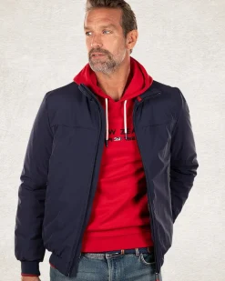 Waterproof bomberjack Blauw - Pitch navy
