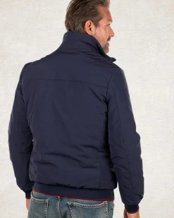Waterproof bomberjack Blauw - Pitch navy