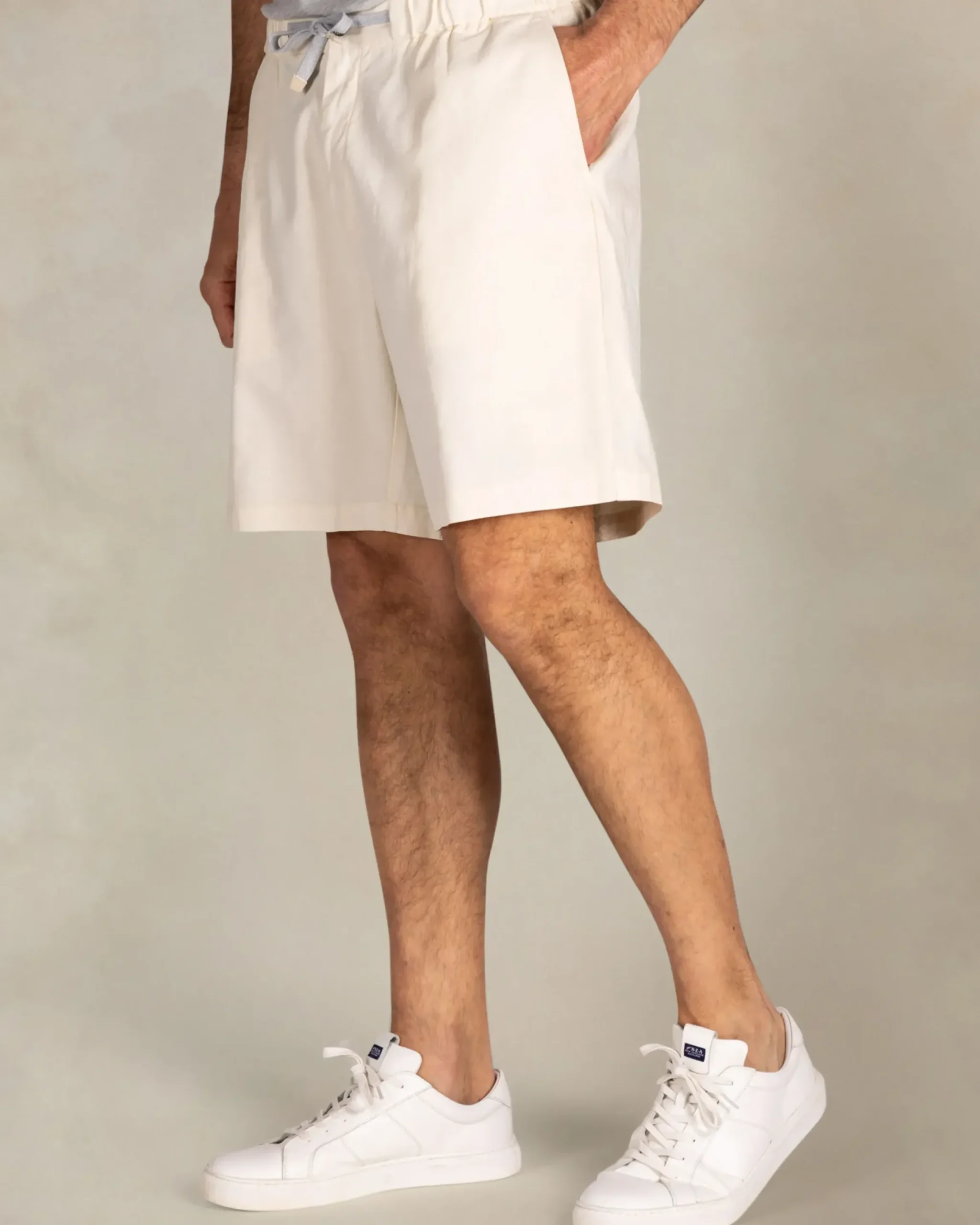Witte safari korte broek
