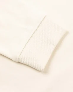Witte sweater met blauwe streep - Cream
